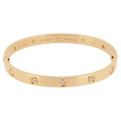 Cartier Ten Diamond LOVE Bangle Size 18