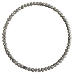 Cartier Tennis 5.90 Carat Diamond Necklace