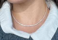 Collana Cartier Tennis-Collier con diamanti da 8,88 carati