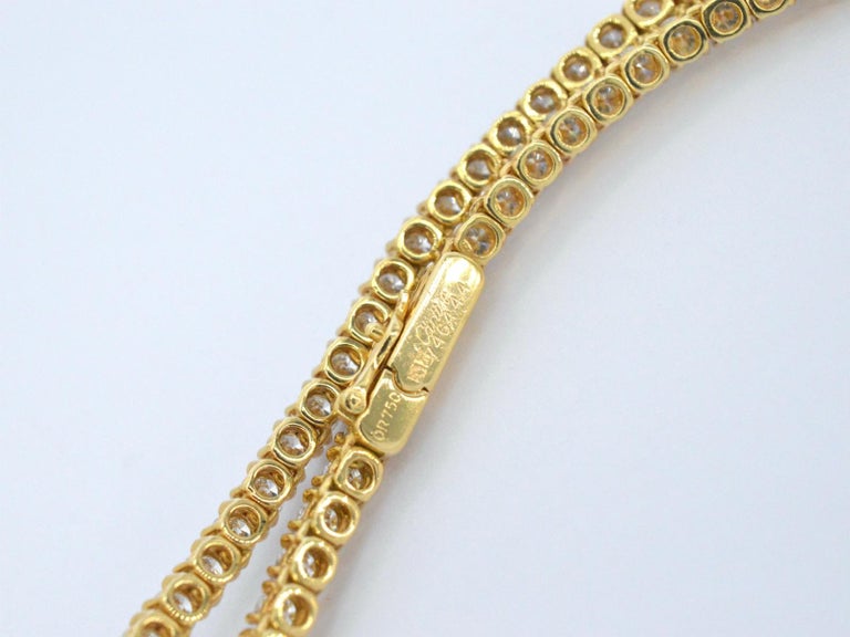 Cartier Tennis-Collier Necklace with 8.88 Carat Diamonds For Sale at 1stDibs