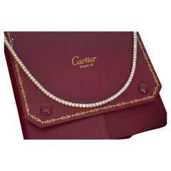 Cartier Tennis-Collier Necklace with 8.88 Carat Diamonds