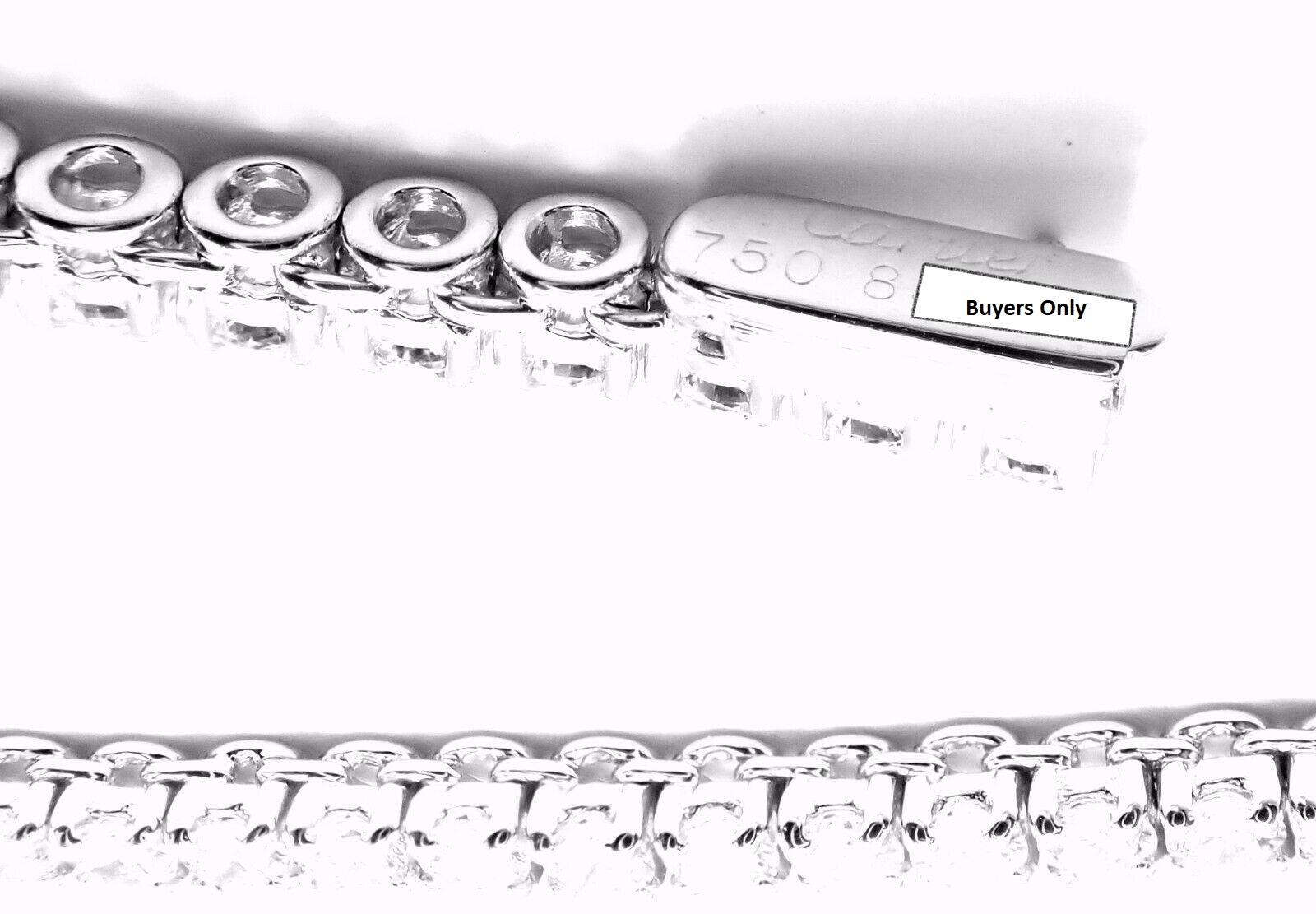 Cartier Tennis Line Diamond White Gold Necklace 2