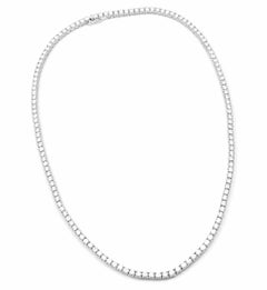 Cartier Tennis Line Diamond White Gold Necklace