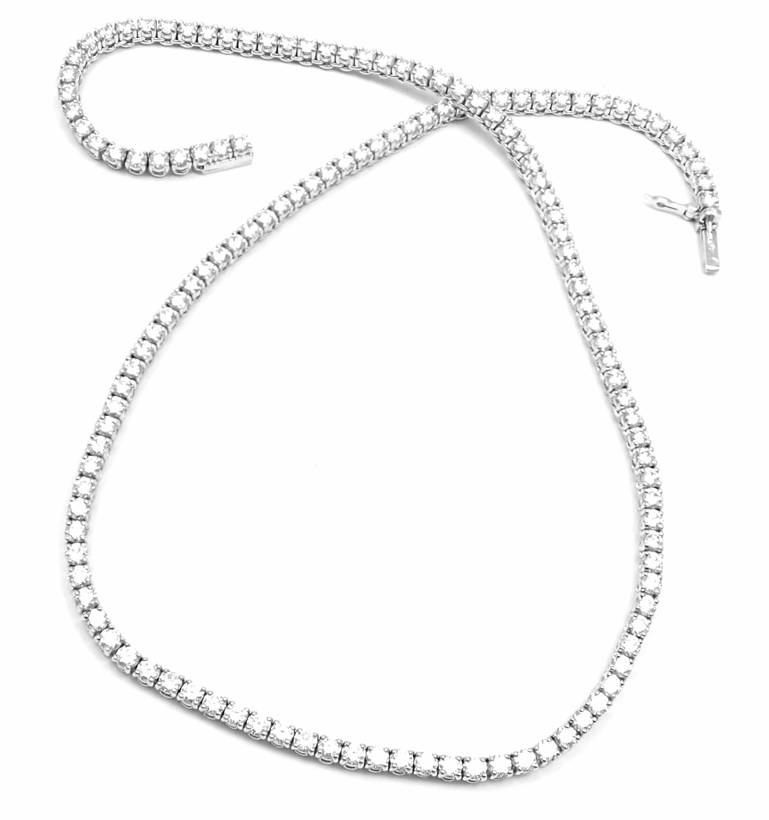 diamond tennis necklace cartier