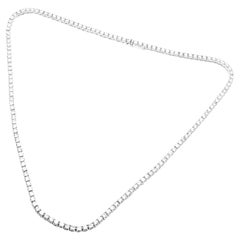 Cartier Tennis Line Diamond White Gold Necklace