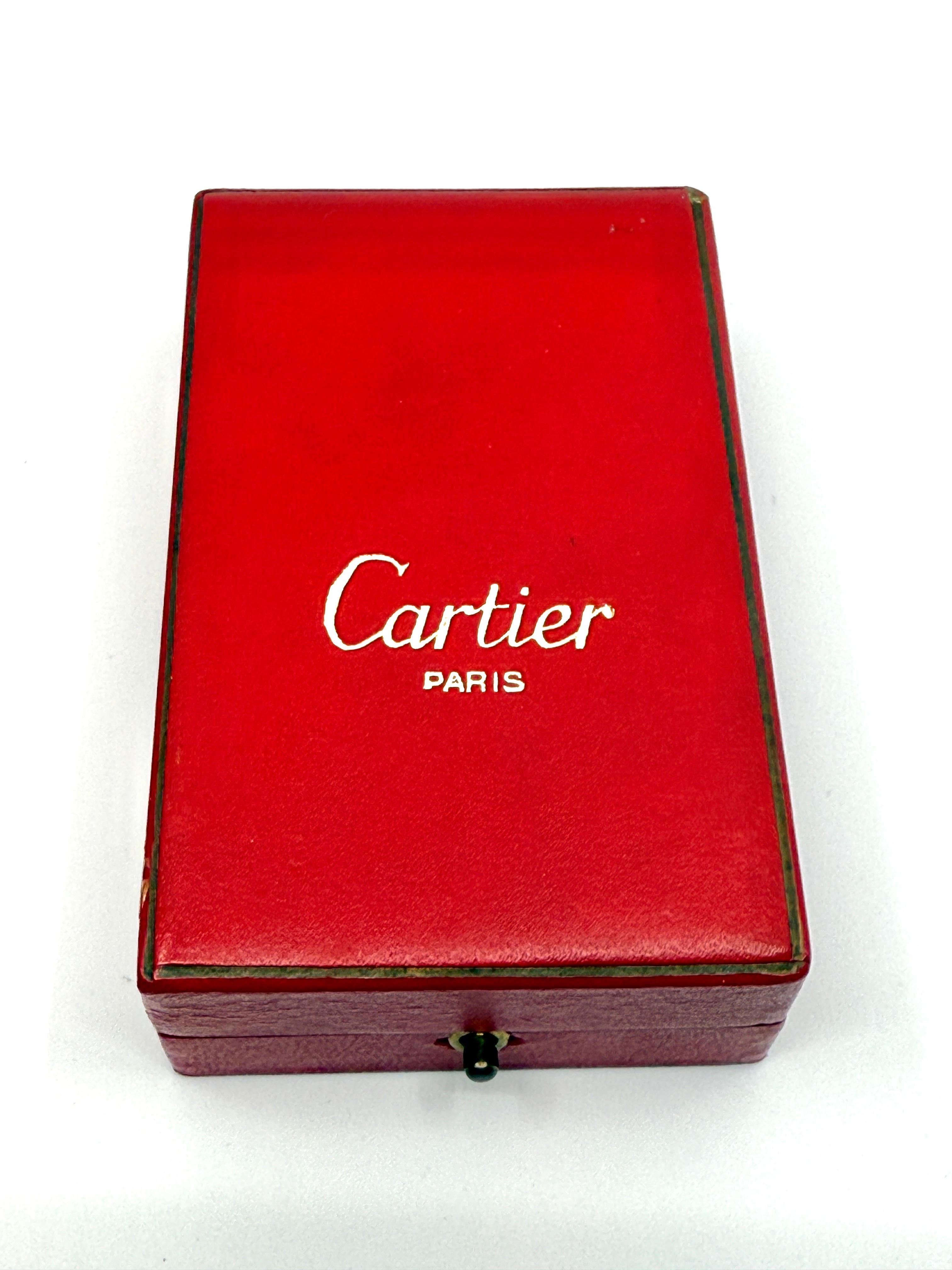 Cartier Textured Plorgalva Gold Plated Lighter in Original Box In Good Condition For Sale In Palm Springs, CA