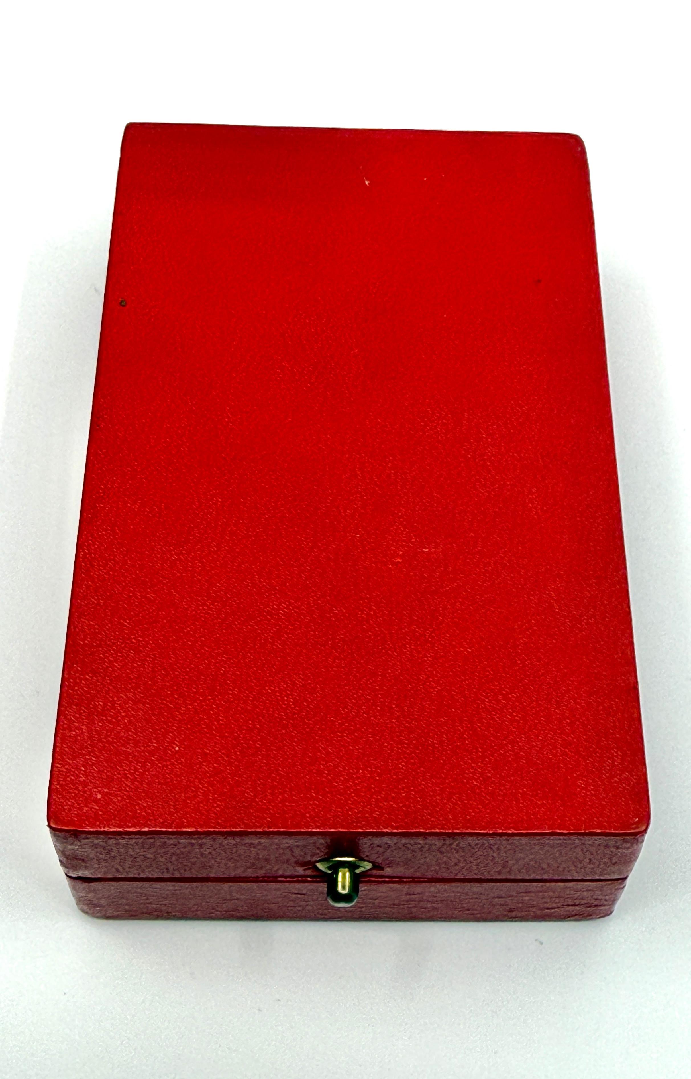 20th Century Cartier Textured Plorgalva Gold Plated Lighter in Original Box For Sale