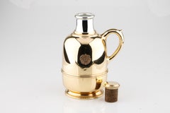 Cartier Thermos Flask/Bottle 14k Yellow and White Gold Very Rare Vintage Piece