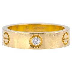 Cartier Love-Ring mit drei Diamanten