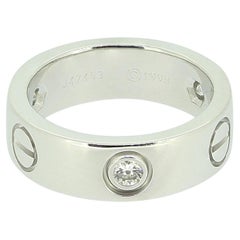 Cartier Three Diamond LOVE Ring Size I (48)