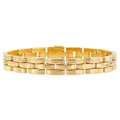 Cartier Three Row Maillon Panthere Bracelet
