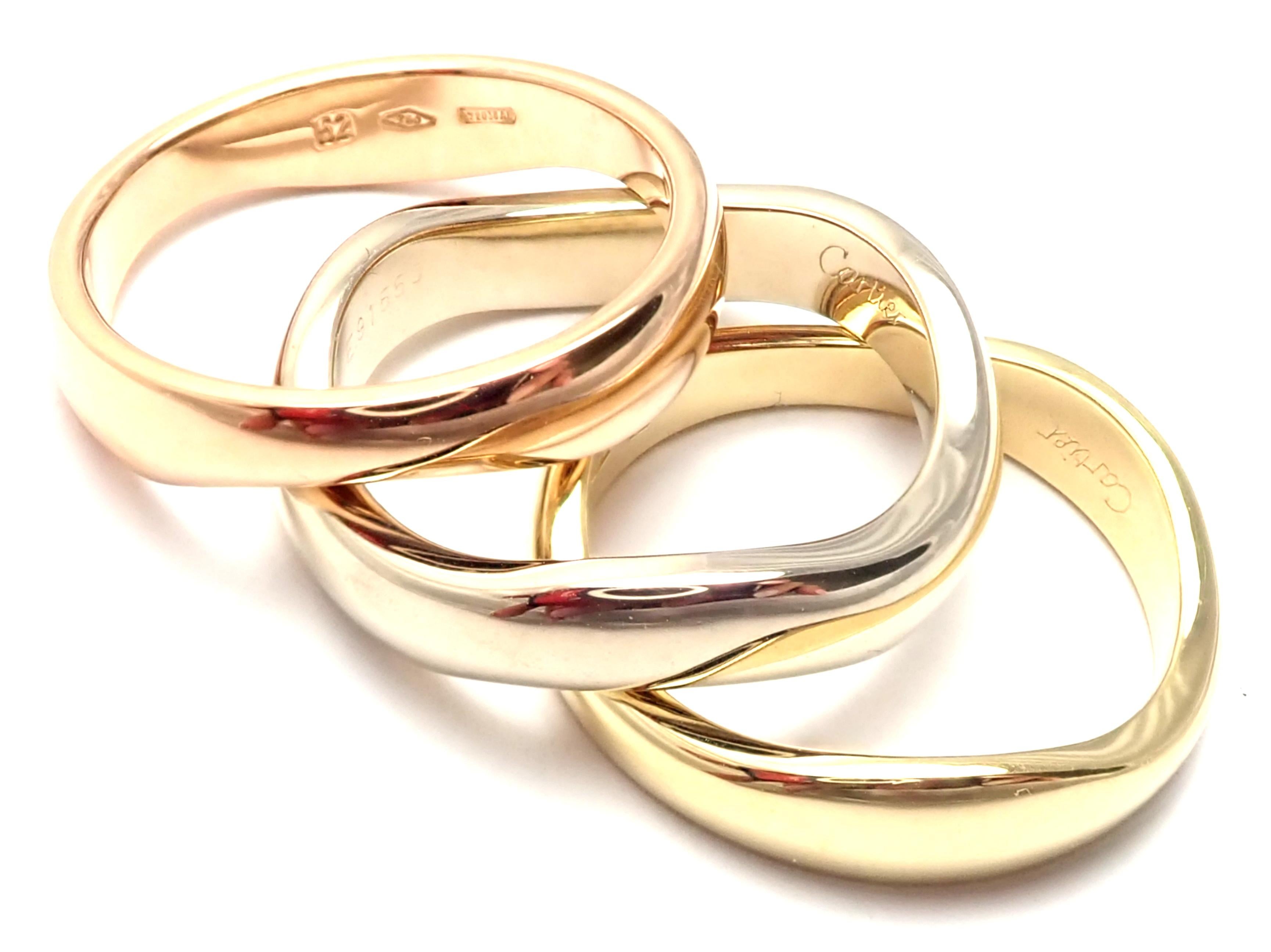 three gold rings