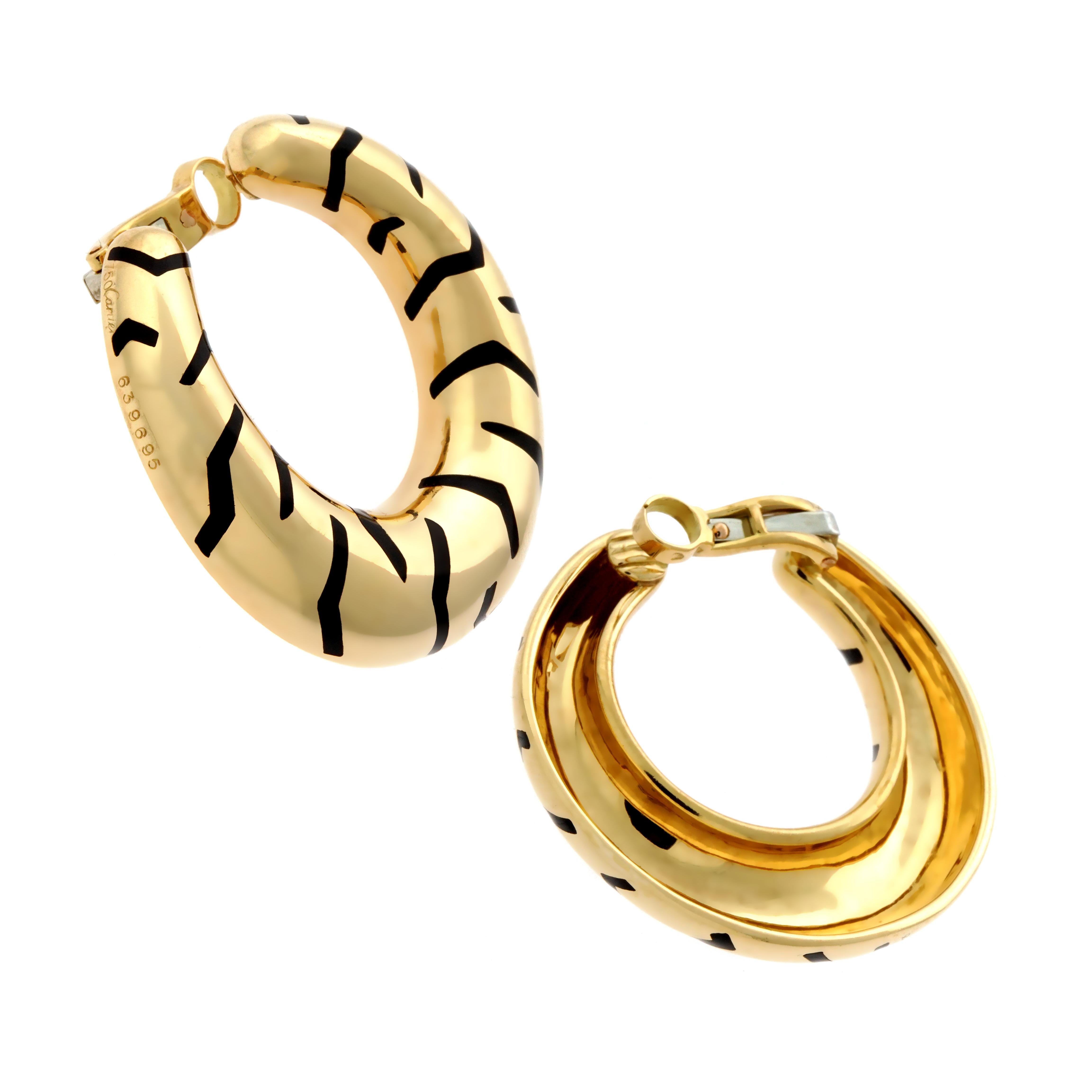 cartier tiger earrings