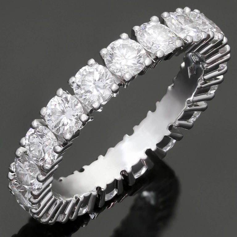 Cartier tincelle Diamond Platinum Wedding  Band For Sale  