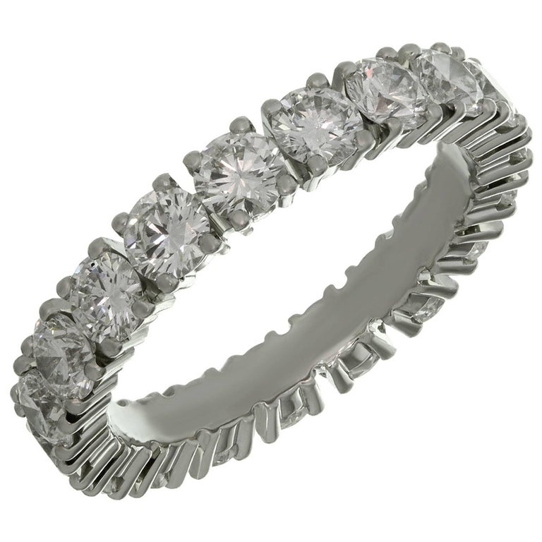 Cartier "Destinée" wedding band Diamond Platinum Wedding Band at