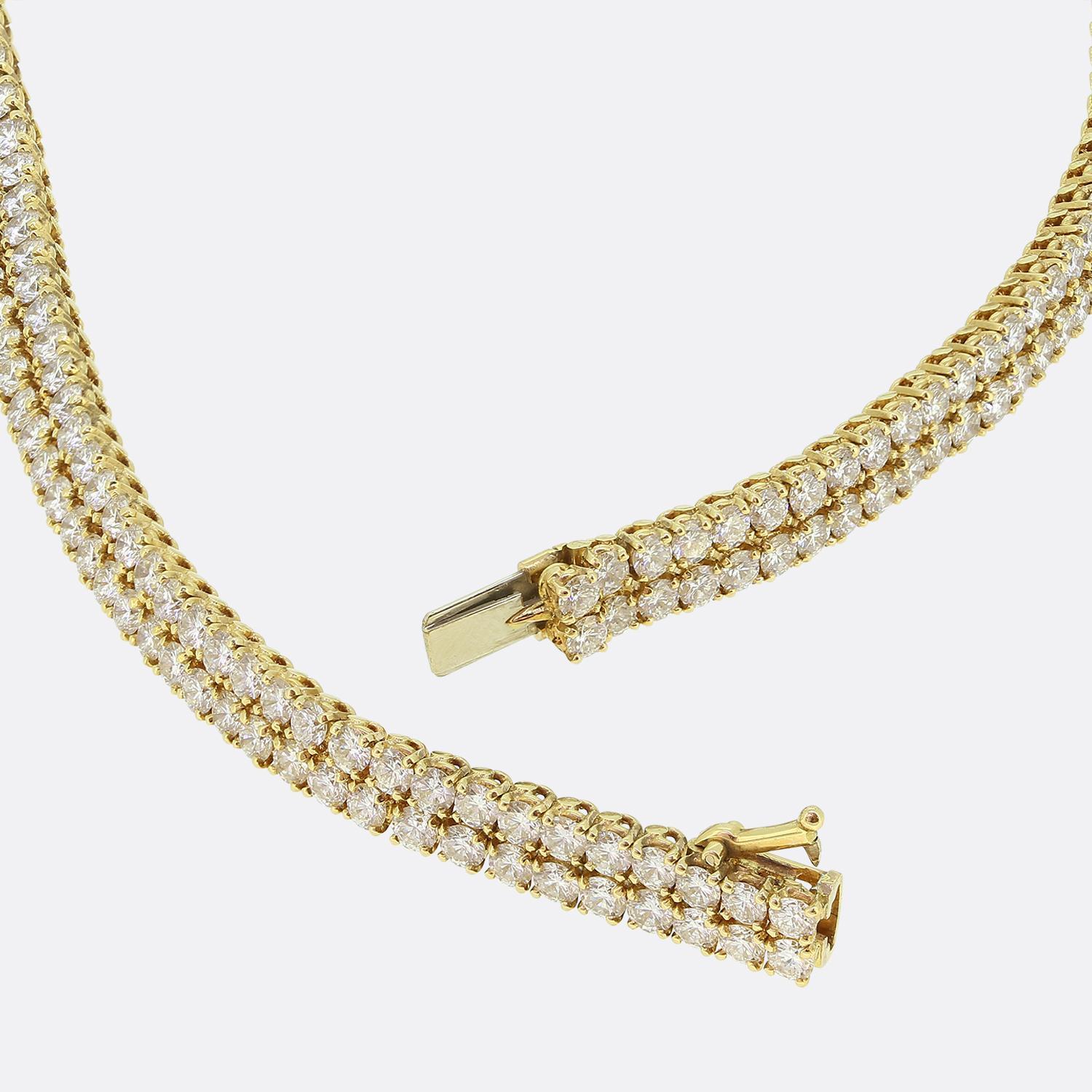 Collar de diamantes Cartier Toccata Corte brillante en venta