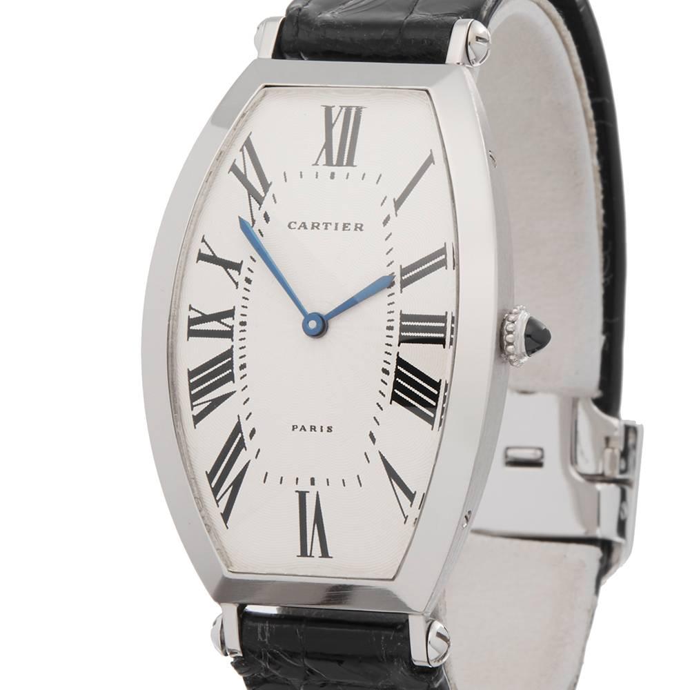 cartier tonneau platinum