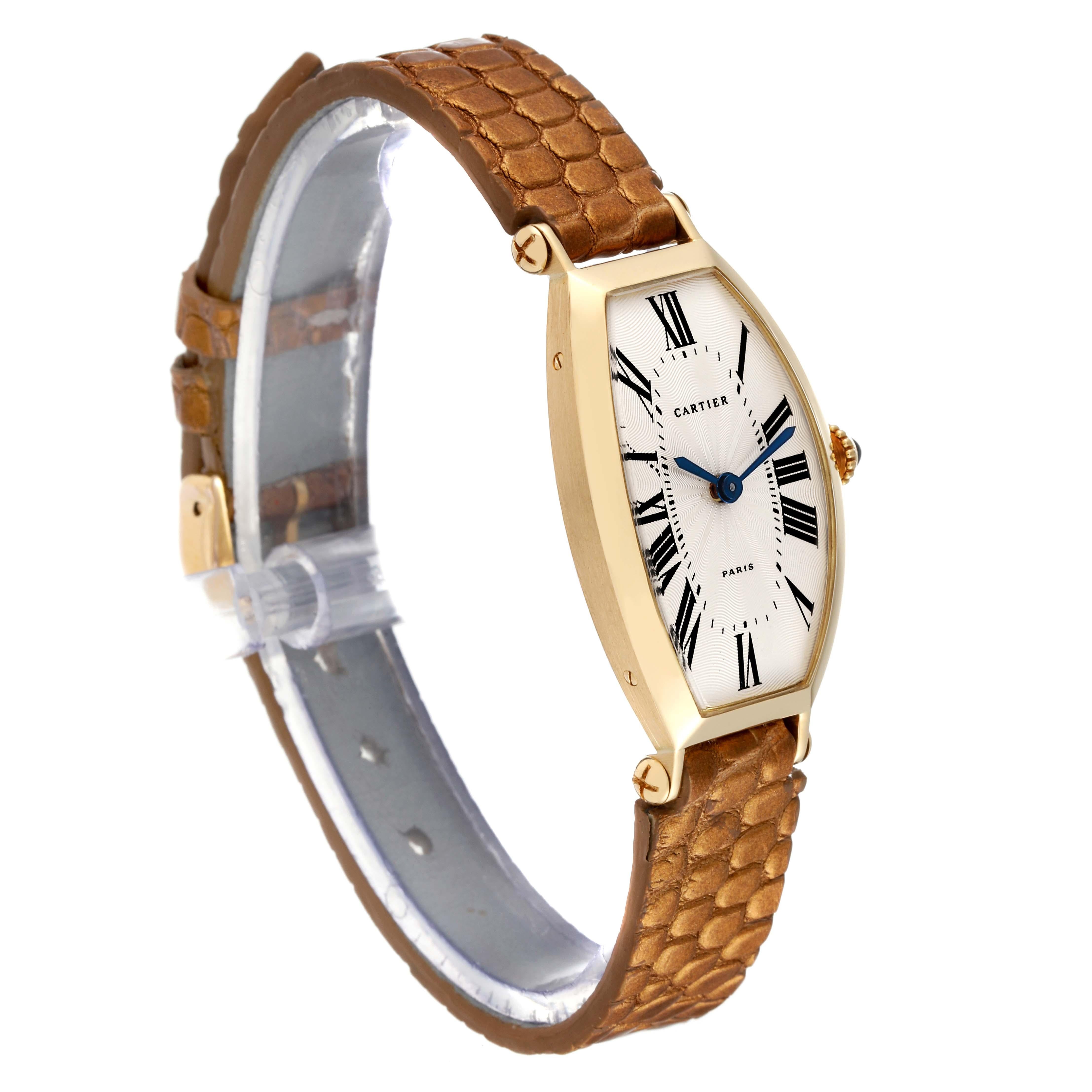 cartier tonneau ladies watch