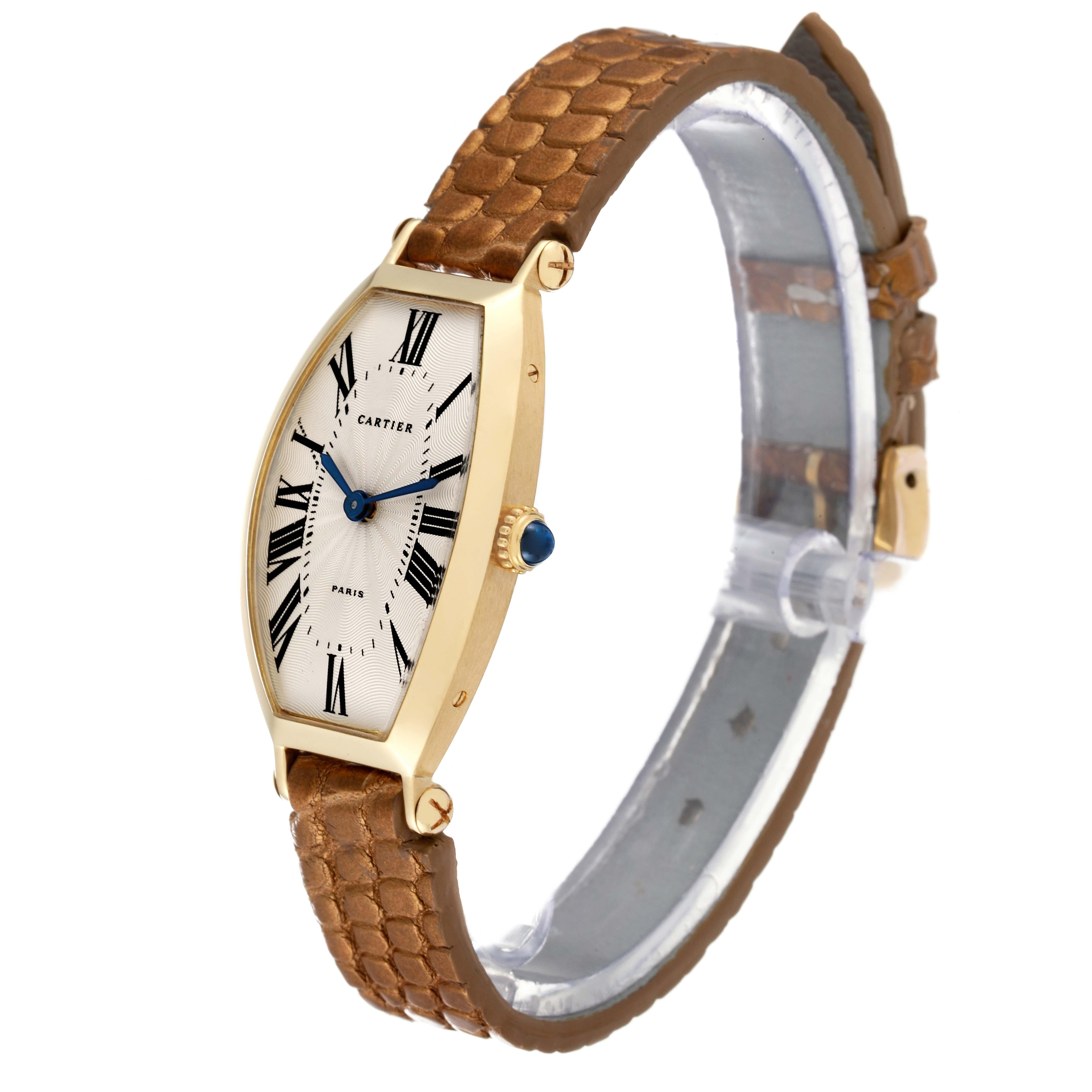 cartier tonneau vintage
