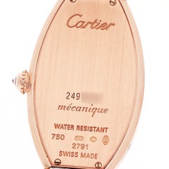Cartier Tonneau Rose Gold Diamond Ladies Watch WE400331