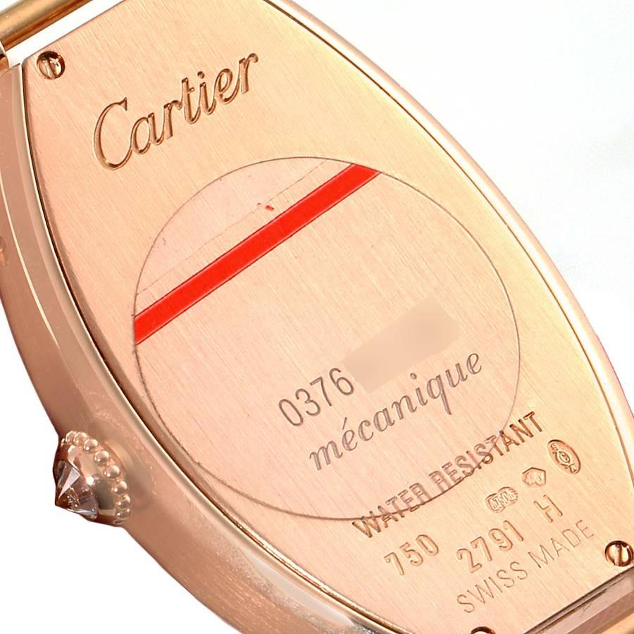 Cartier Tonneau Rose Gold Diamond Ladies Watch WE400331 2