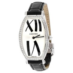 Cartier Montre Tonneau avec diamants