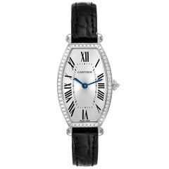 Cartier Tonneau White Gold Diamond Ladies Watch WE400131 Box Card