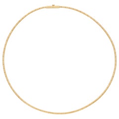 Cartier Torque Link Necklace Set in 18 Karat Yellow Gold