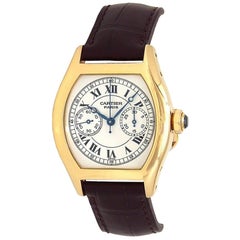Cartier Tortue 18 Karat Yellow Gold Manual Wind Men's Watch 2356