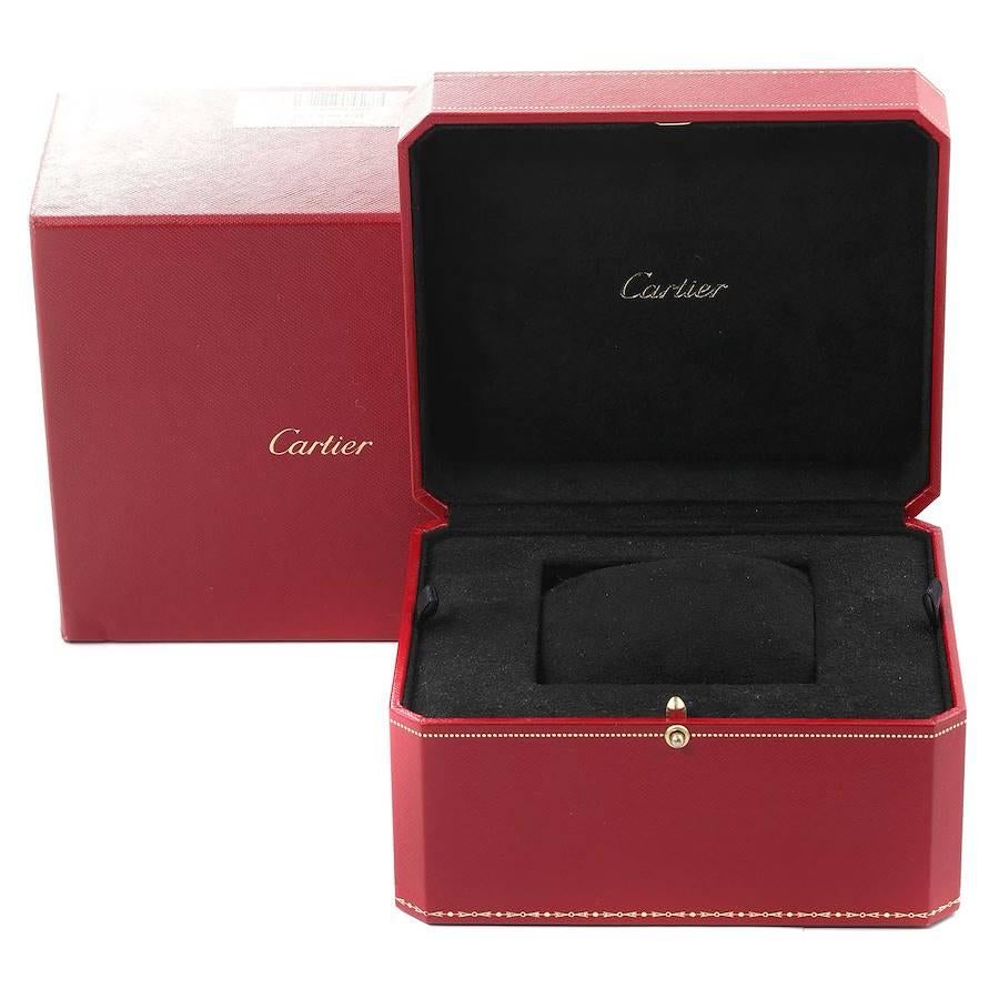 Cartier Tortue 18k White Gold Diamond Ladies Watch Wa501007 For Sale 1