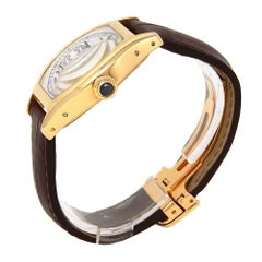 Cartier Tortue 18 Karat Yellow Gold Manual Wind Men's Watch 2356