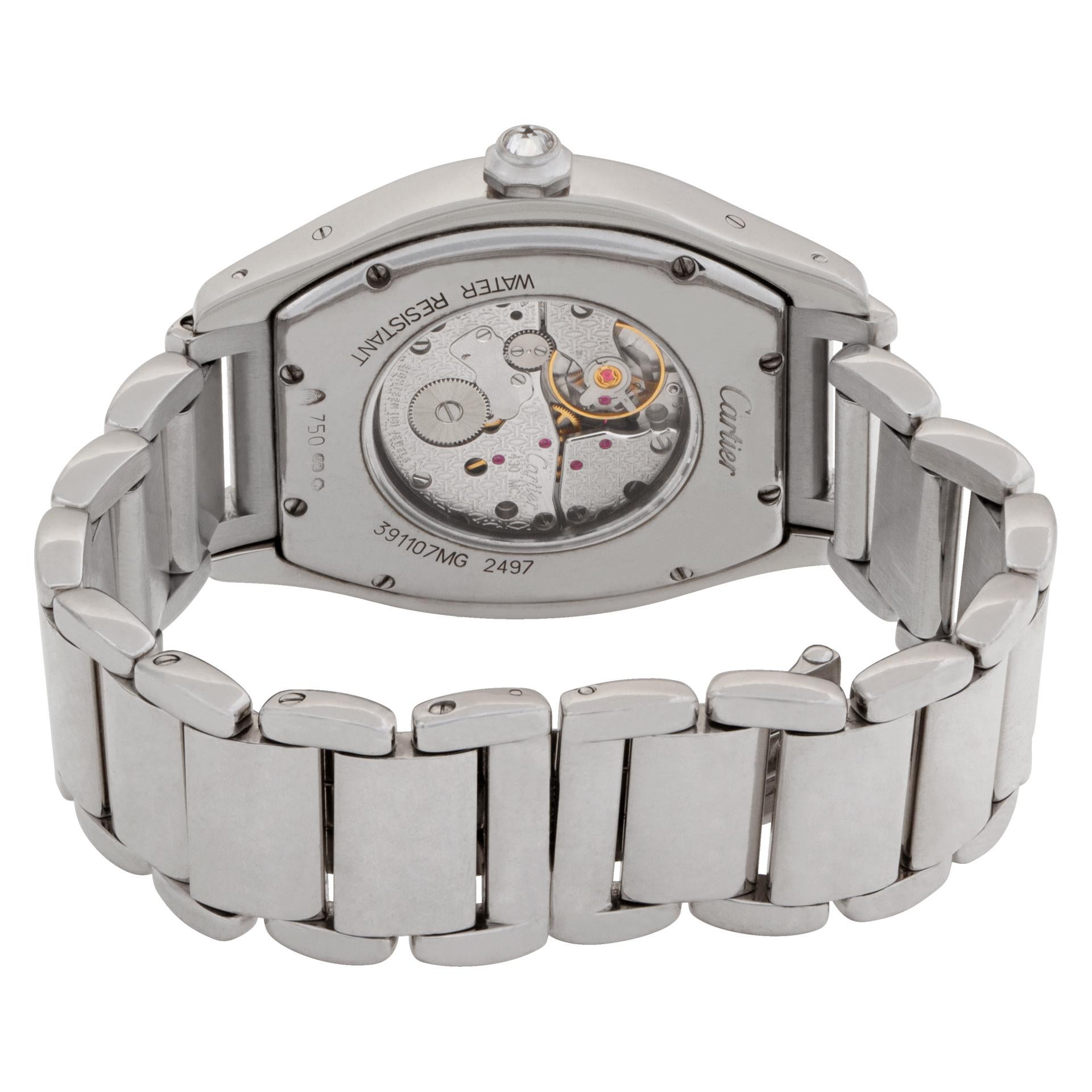 Women's Cartier Tortue 18k White Gold Wristwatch Ref WA5038W9
