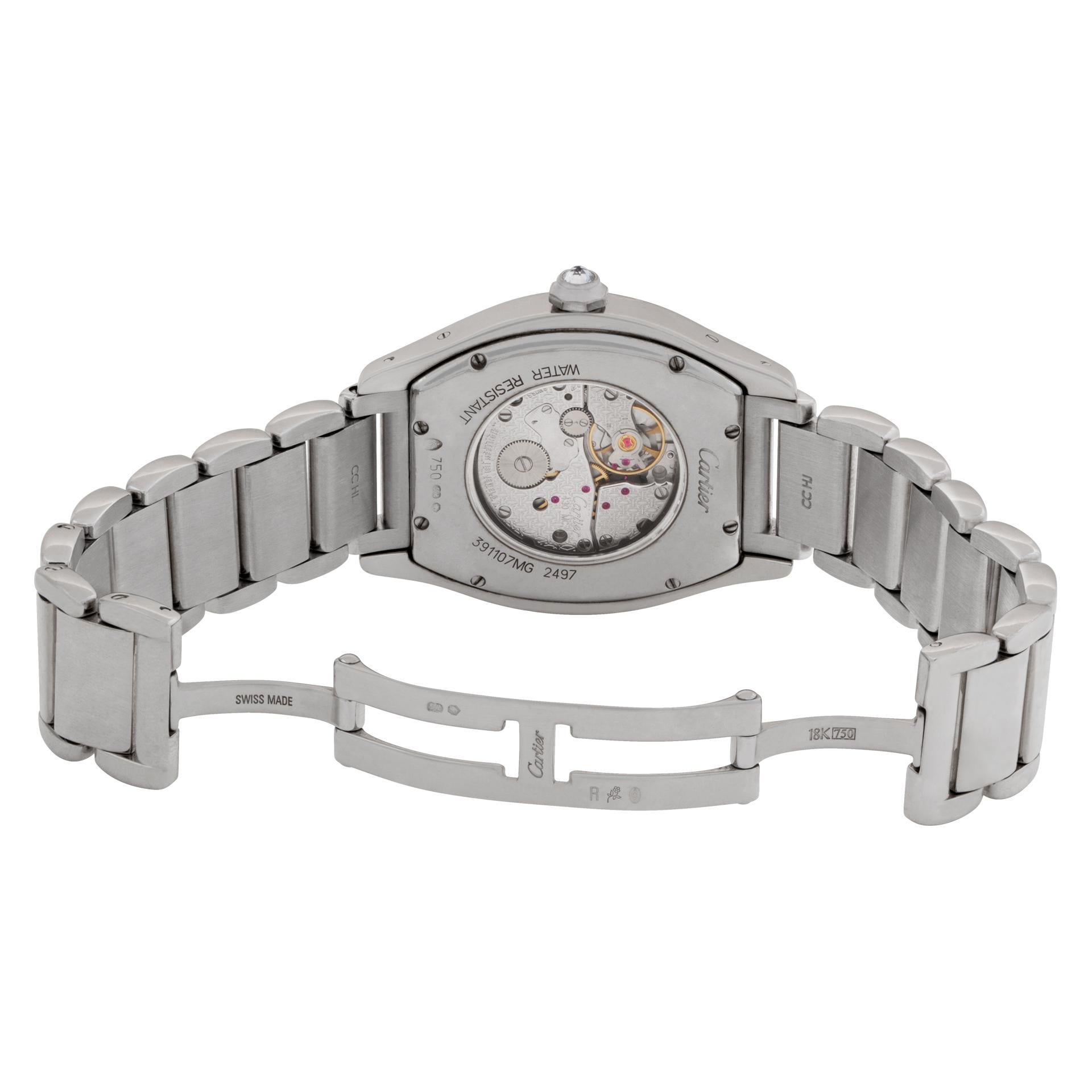 Cartier Tortue 18k White Gold Wristwatch Ref WA5038W9 1