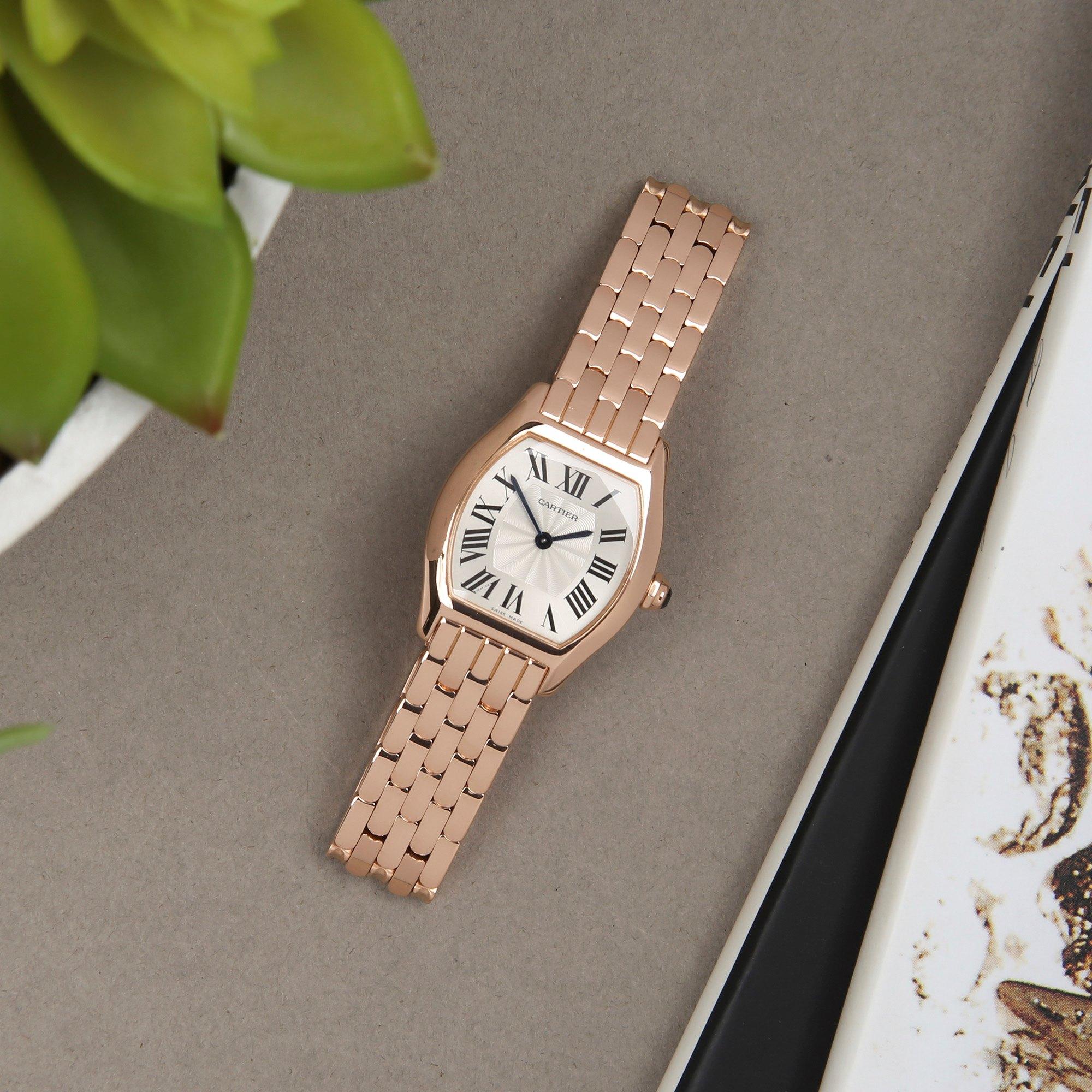Cartier Tortue 3698 Ladies Rose Gold Watch 4