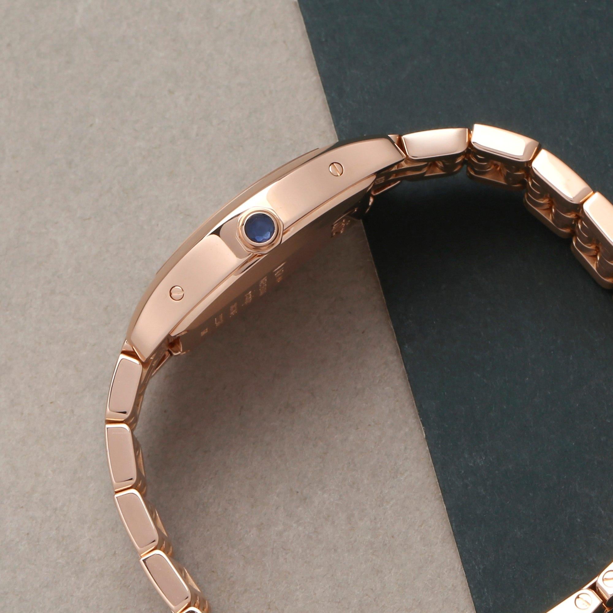 cartier watch rose gold