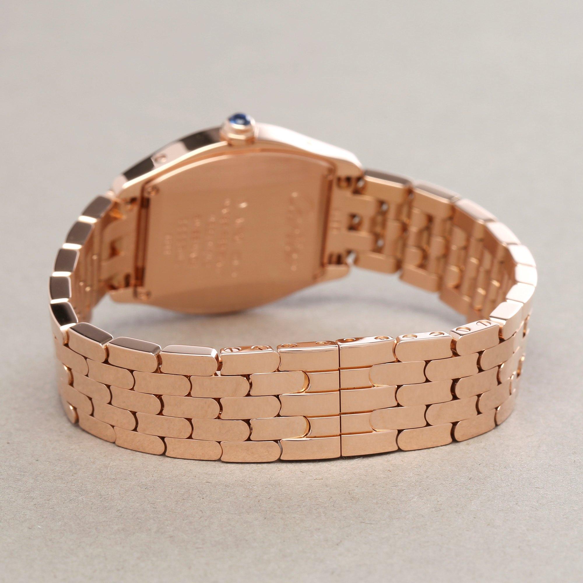Women's Cartier Tortue 3698 Ladies Rose Gold Watch