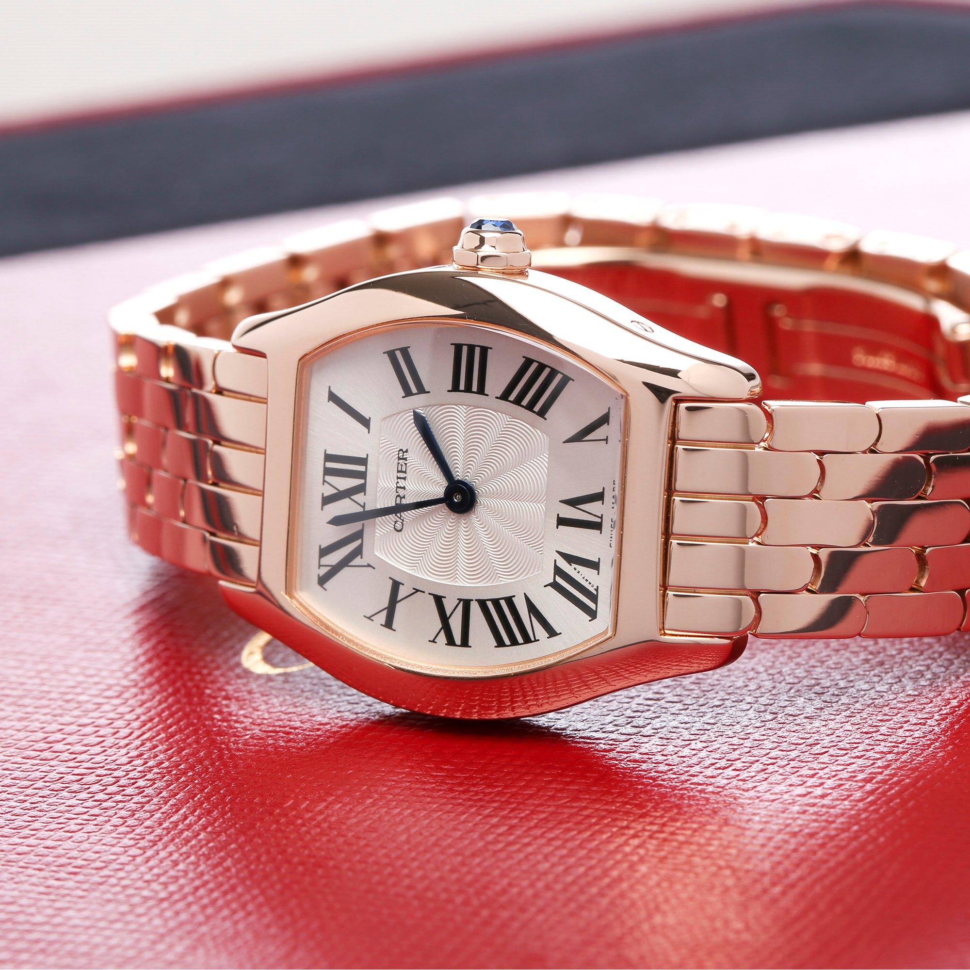Cartier Tortue 3698 Ladies Rose Gold Watch 2