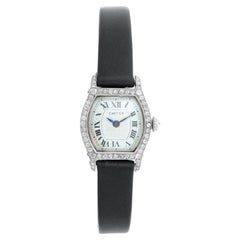 Cartier Tortue Ladies Platinum Watch