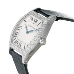 Cartier Tortue Large White Gold Diamond Bezel Watch, Ref. WA503851