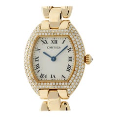 Cartier Tortue No-Ref#, Silver Dial, Certified and Warranty
