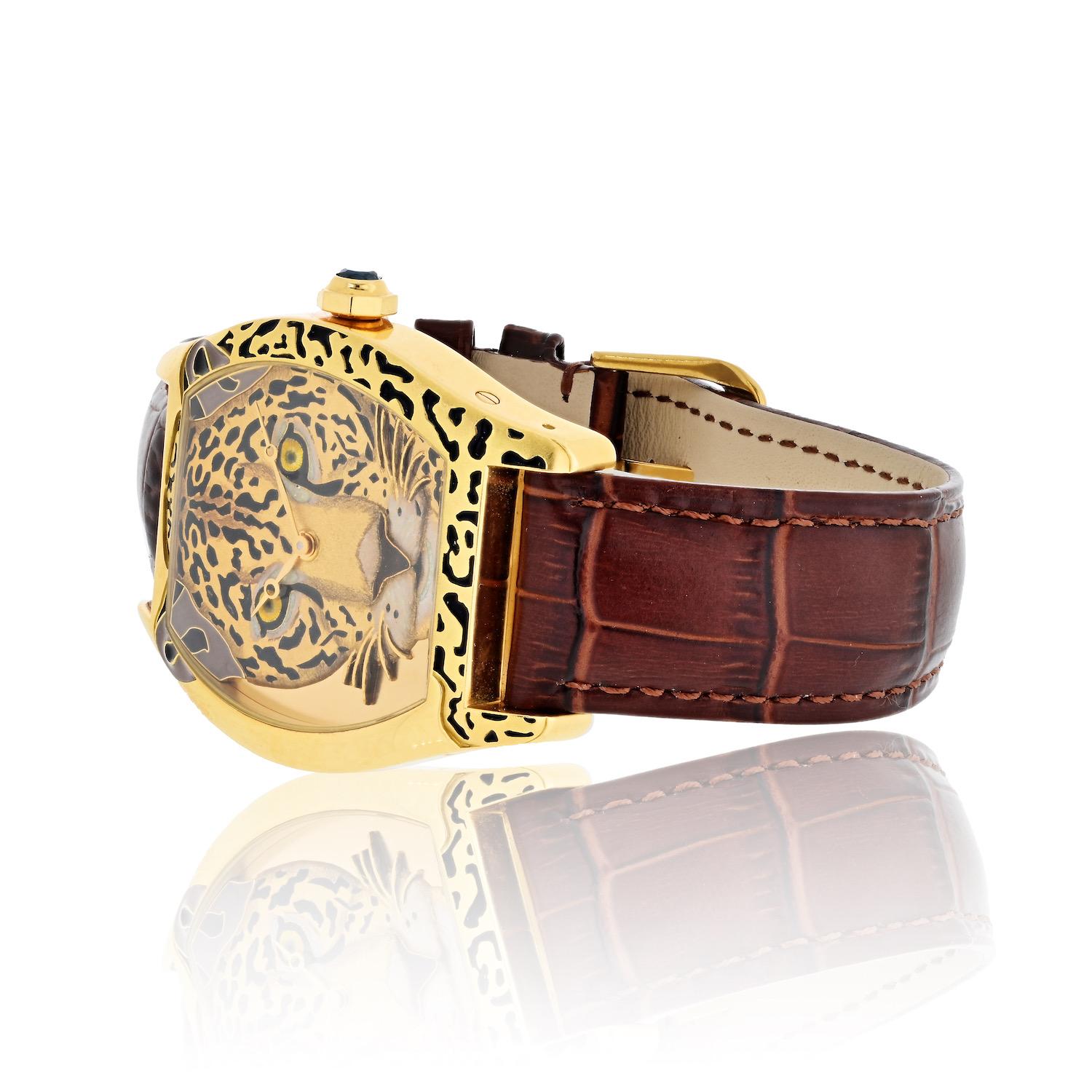 cartier tiger watch