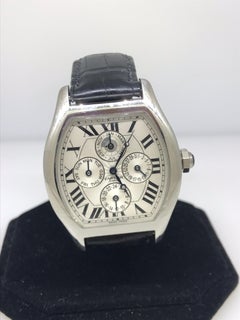 Cartier Tortue Platinum Perpetual Calendar Automatic Men's Watch W1540551