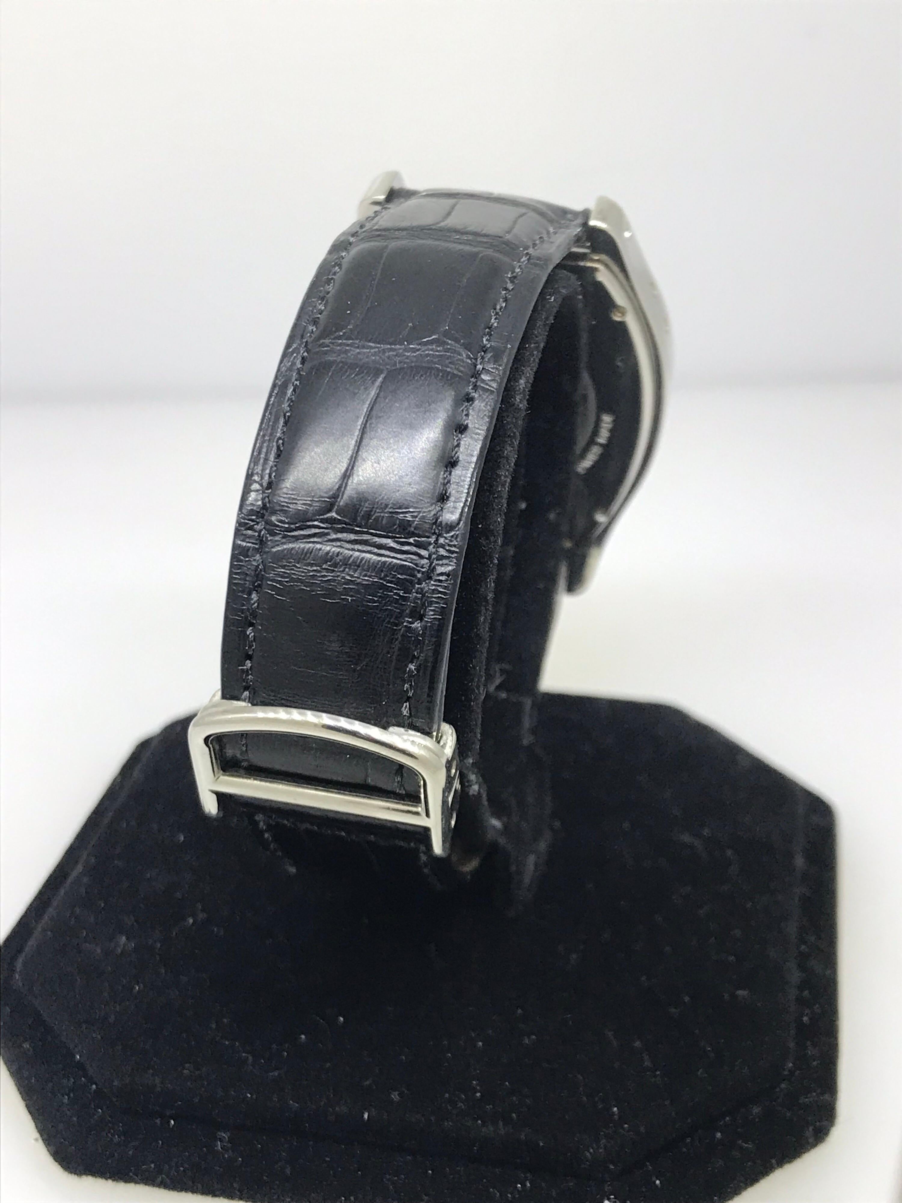 Cartier Tortue Platinum Perpetual Calendar Automatic Men's Watch W1540551 For Sale 3