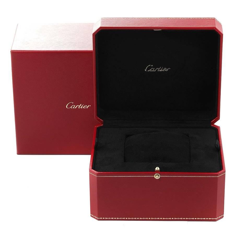 Cartier Montre Tortue en or rose avec lunette en diamants pour femmes WA503751 en vente 1
