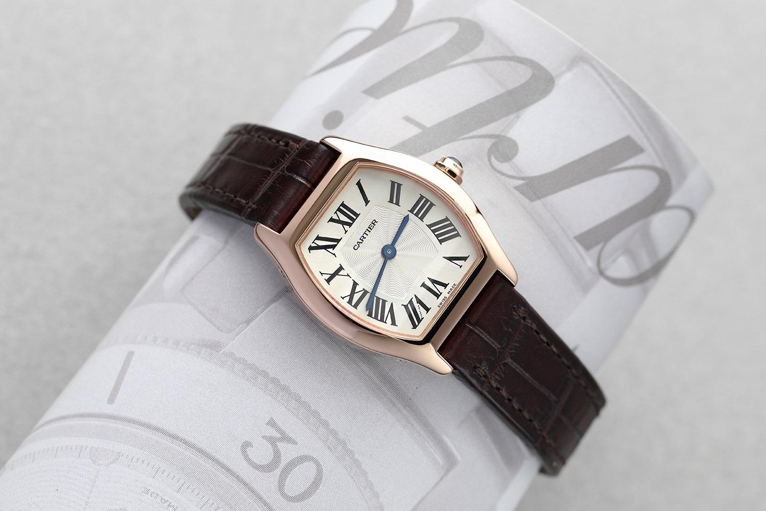 cartier watch ladies leather strap