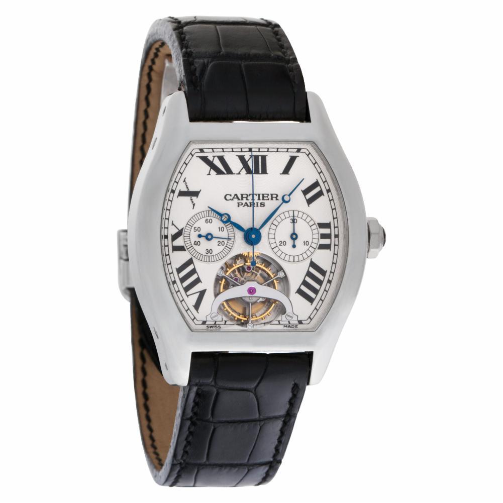 Cartier Tortue W1545751, Silver Dial, Certified and Warranty In Excellent Condition For Sale In Miami, FL