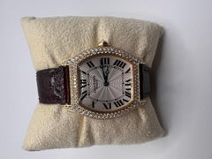 Cartier Tortue Watch 18k Gold and Diamond