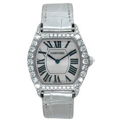 CARTIER Reloj Tortue Oro Blanco Diamante