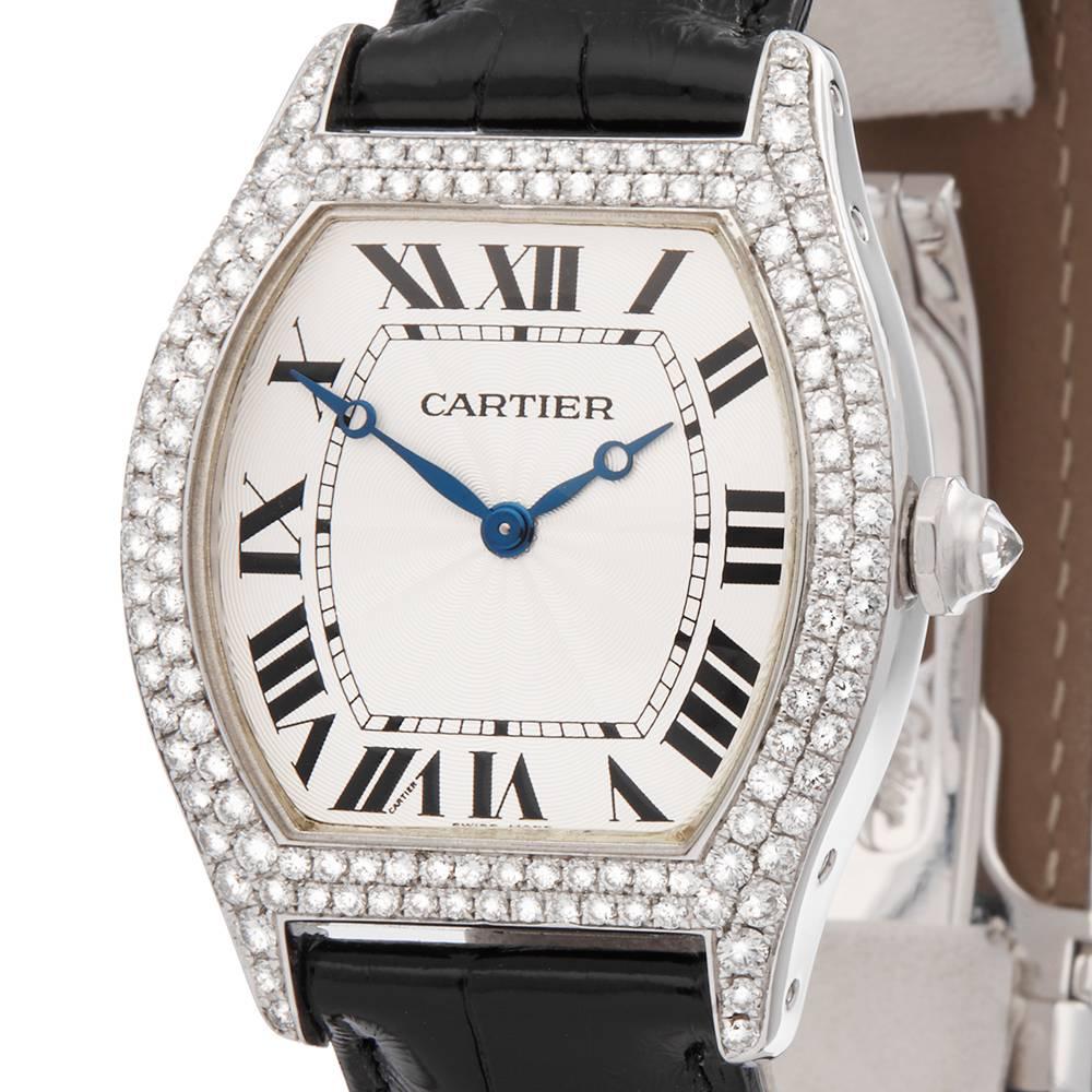 Cartier Tortue White Gold WA503851 In Excellent Condition In Bishop's Stortford, Hertfordshire