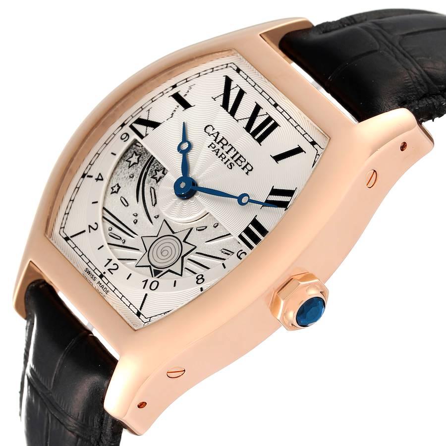 Cartier Tortue XL GMT Day-Night Roségold Herrenuhr W1553551 Box Papiere im Angebot 2
